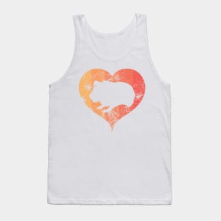 I Love Skinny Pigs Skinny Pig Owner Love Heart Tank Top